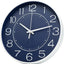 Reloj pared 12pulg cuarzo silencioso moderno azul