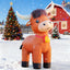 Inflable vaca de montañés 6ft decoración patio luces LED