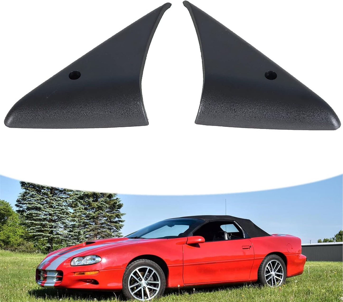 Bisel espejo eléctrico triángulo para Camaro 93-