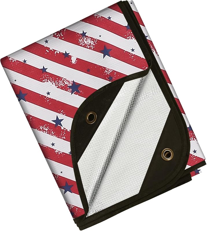 Manta térmica lona reflectante 60x83pulg impermeable camping