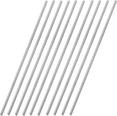 Pack 10 Varillas M3 x 5.906pulg Acero Inox 304 Derecha