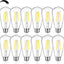 12 Bombillas LED Edison ST64 E26 7W 800lm Blanco Frío