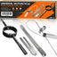 Kit herramientas horquilla motocicleta compresor resorte