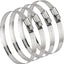 Abrazadera manguera 4 pulg acero inox 304 ajustable 3.5-4.3