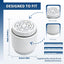 Cartucho repuesto filtro ducha AquaBliss SF400 SF500 4 pzas