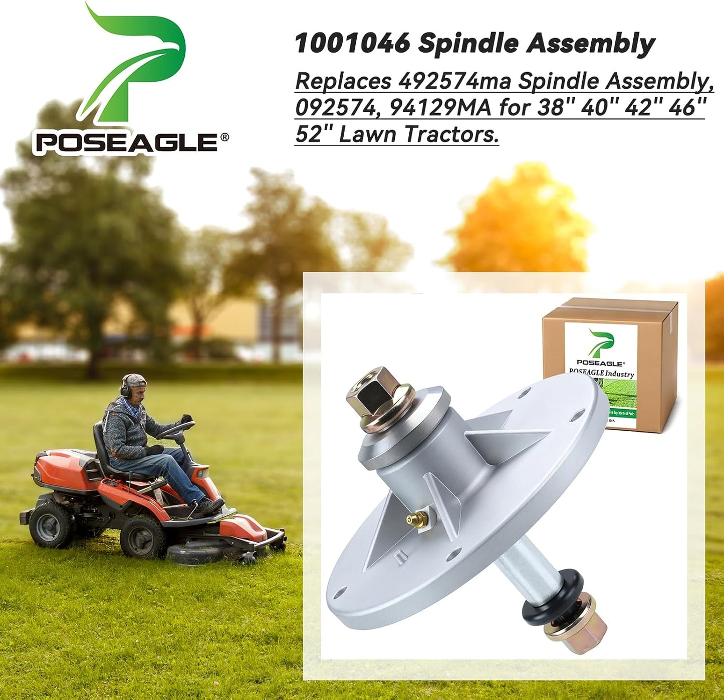 Kit husillo reemplazo Murray tractores 38-52pulg