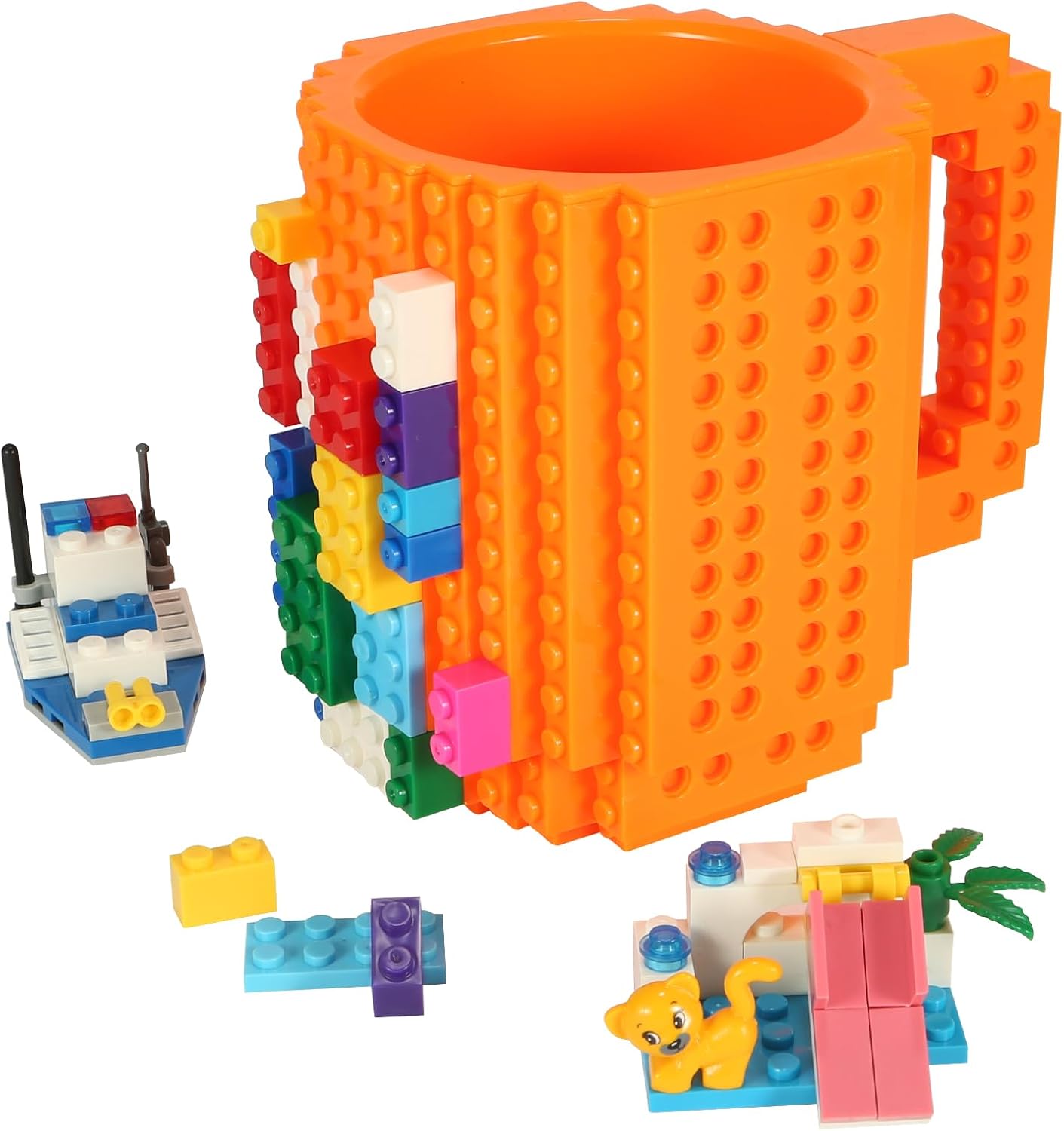 Taza de café de ladrillo Lumsburry para niños y adultos, Navidad, cumpleaños