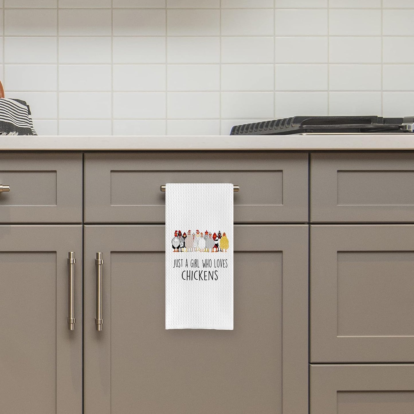 Paño cocina lavable diseño granja 24x16pulg