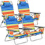 Silla playa camping con reposabrazos plegable