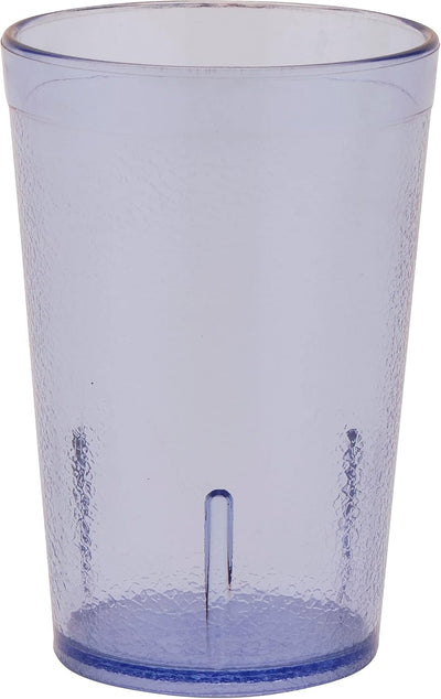 Vasos plástico resistente 8oz color azul set 4