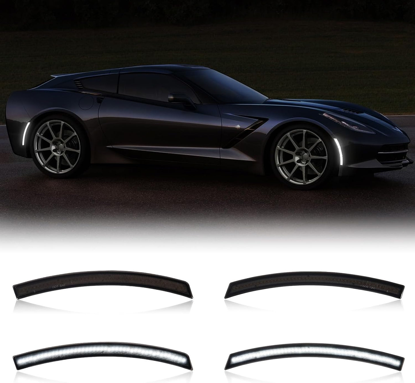 4 Pzas Luces LED marcadoras C7 Corvette 14-19