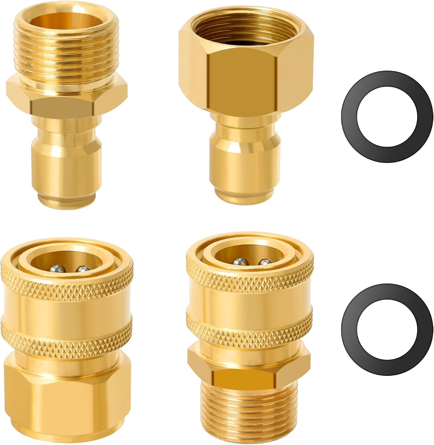 Adaptador M22 0.551" 3/8" 5000 PSI