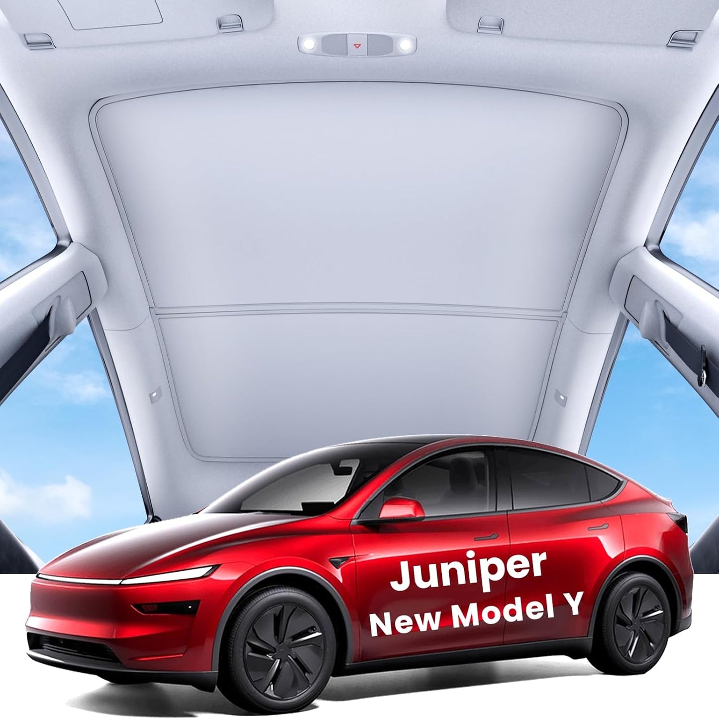 Parasol techo Modelo Y Tesla sin doblar plegable cristal