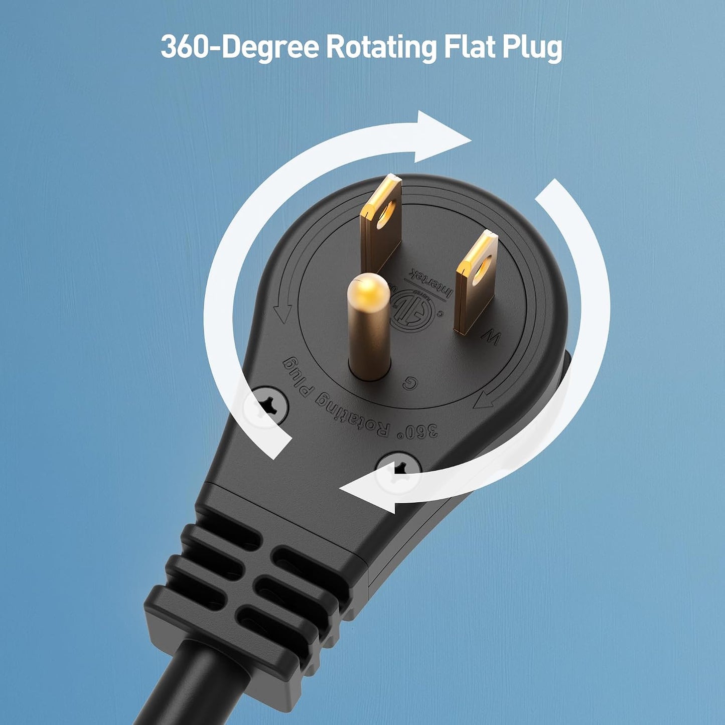 Pack 2 Cables Extensión 3 Salidas Negro 6ft