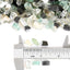 Vidrio ignífugo negro ónix platino verde claro