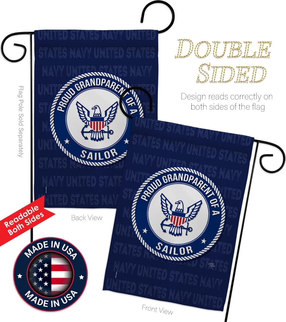 Bandera marinero USN Seabee azul marino para casa
