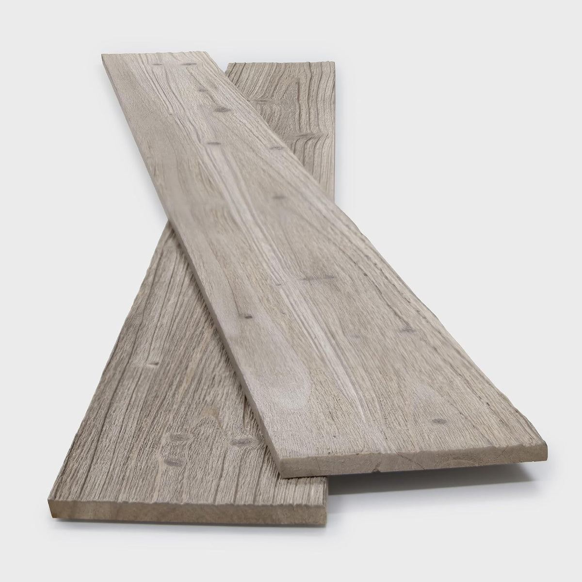 10 Paneles Pino Macizo 47x4.75pulg Madera Rústica Gris/Azul
