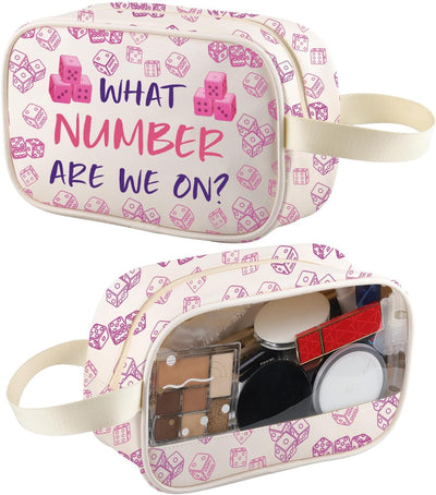 Bolsa maquillaje cremallera para juegos de dados