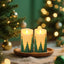 Velas navidad sin llama con temporizador 6h led parpadean