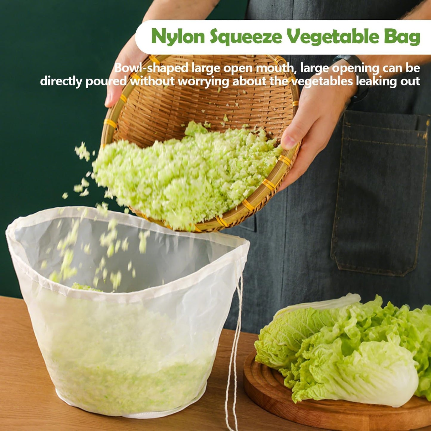 Bolsa coladora reutilizable para leche de nuez 3