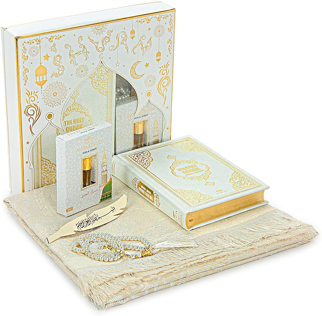 Set regalo oración Hayy Umrah alfombra musulmana