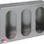 Caja luz ovalada acero imprimado color gris