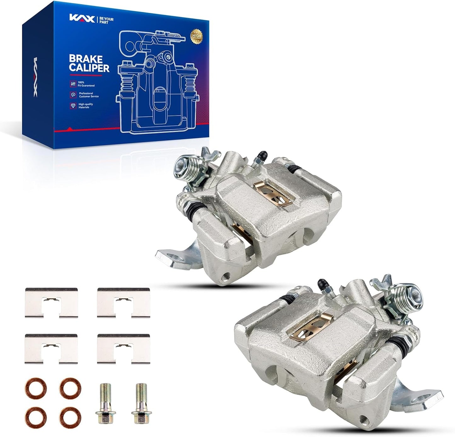 Set 2 Pinzas Freno Disco Comp Acura RSX 02-06 Honda Civic