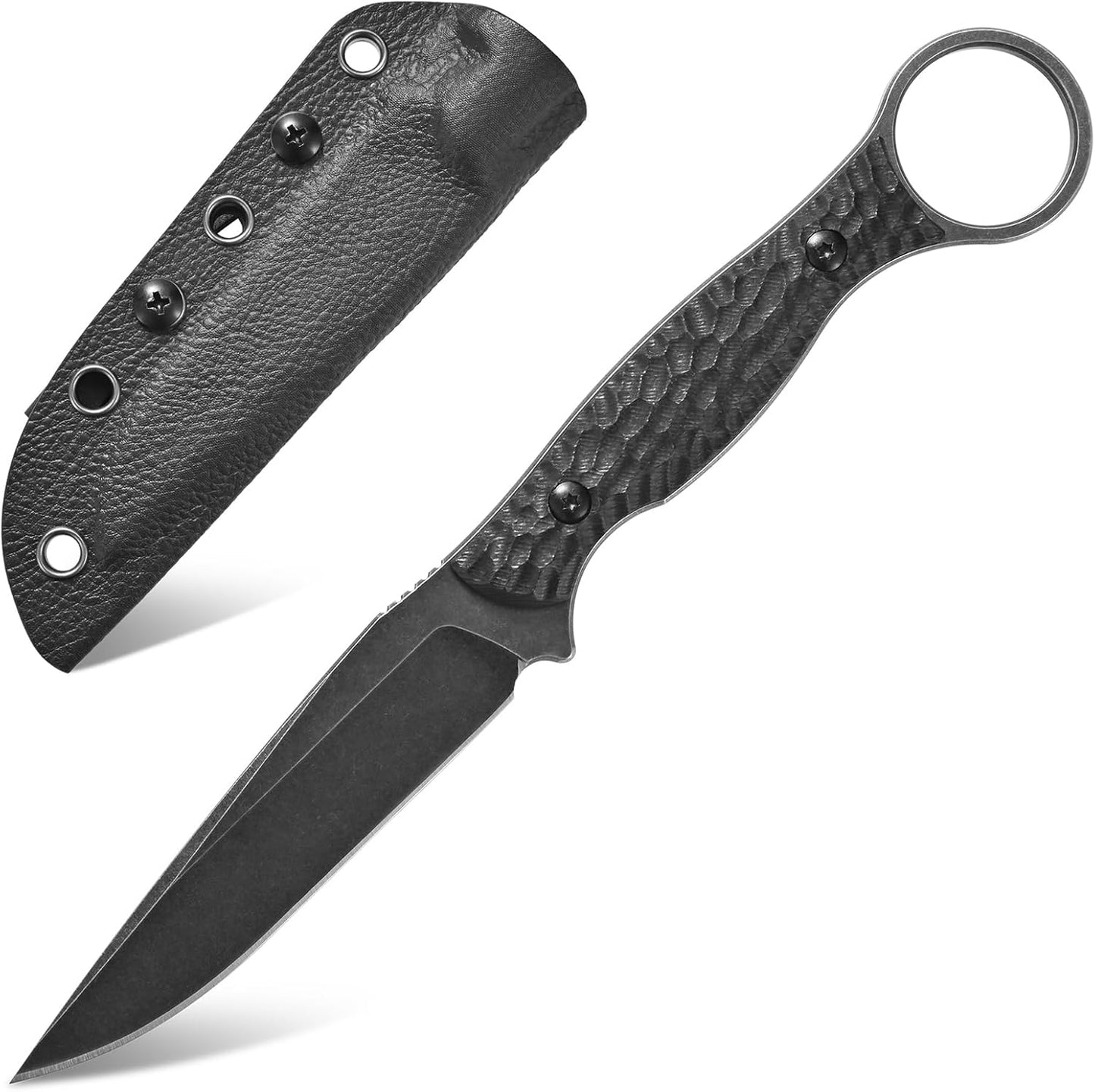 Cuchillo EDC D2 acero G10 mango pequeño camping
