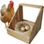 Caja nido de pollo madera un solo compartimento gallinero