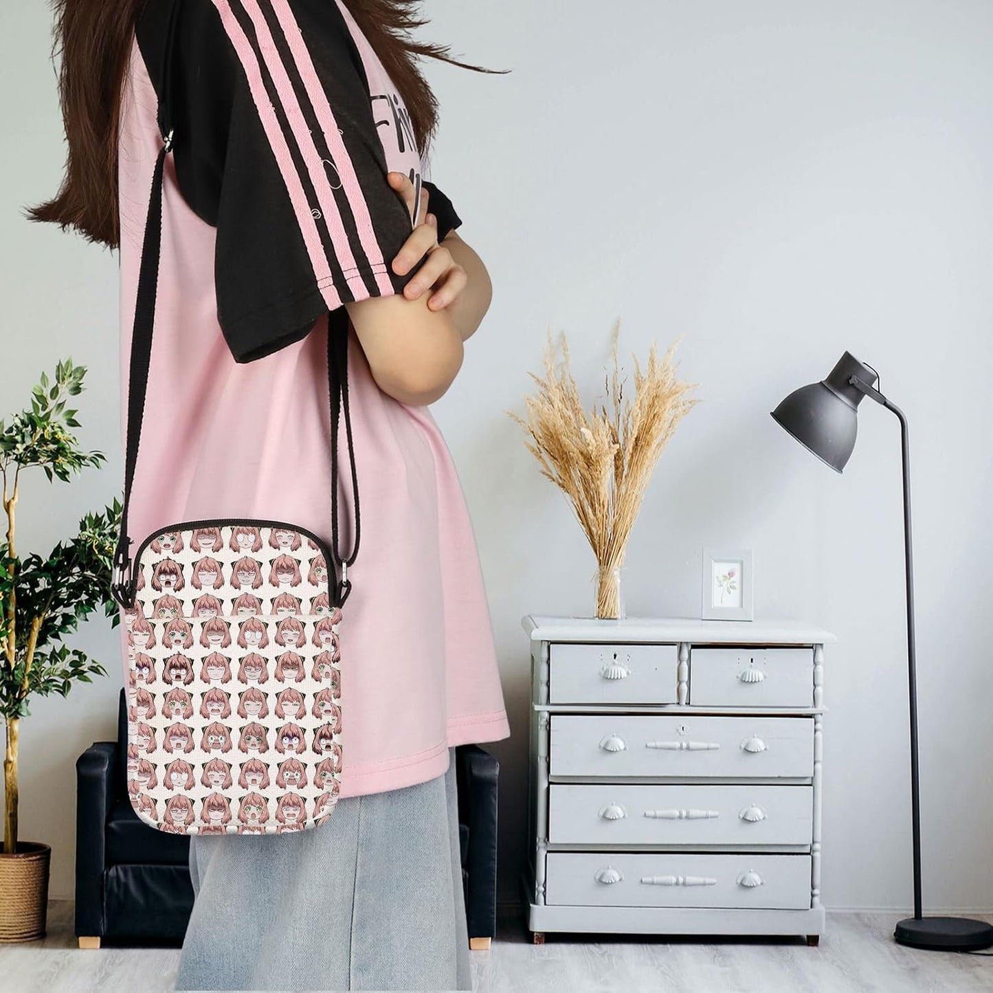Bolsa Crossbody Anime para Chicas y Fans