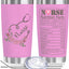 Vaso térmico acero inox 20oz con popote y tapa