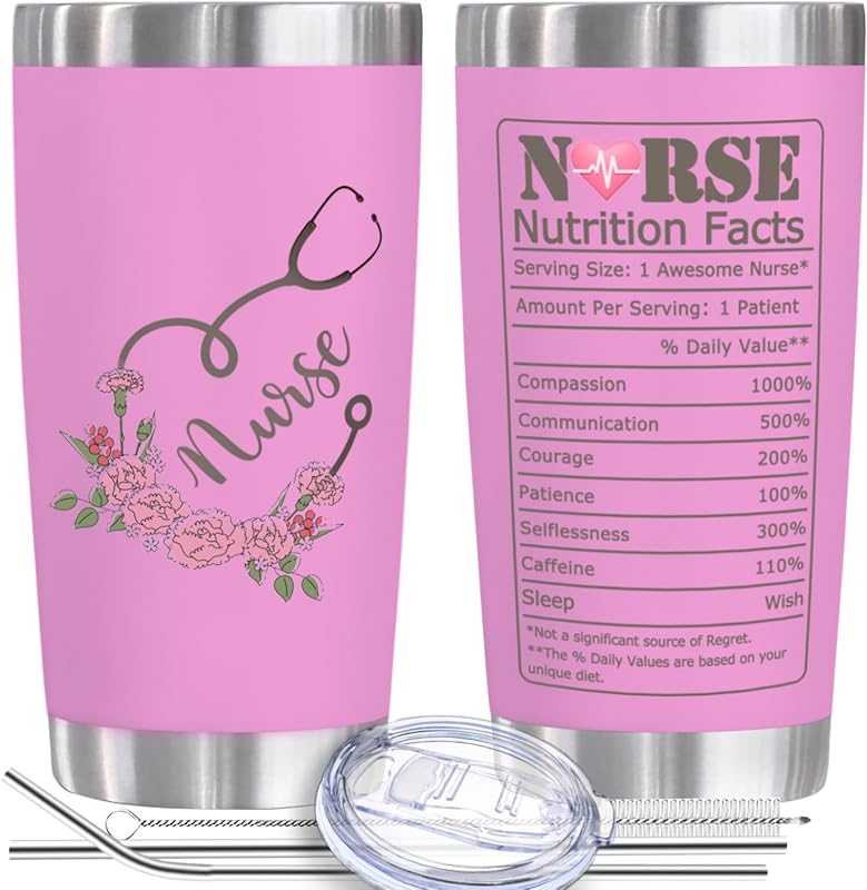 Vaso térmico acero inox 20oz con popote y tapa