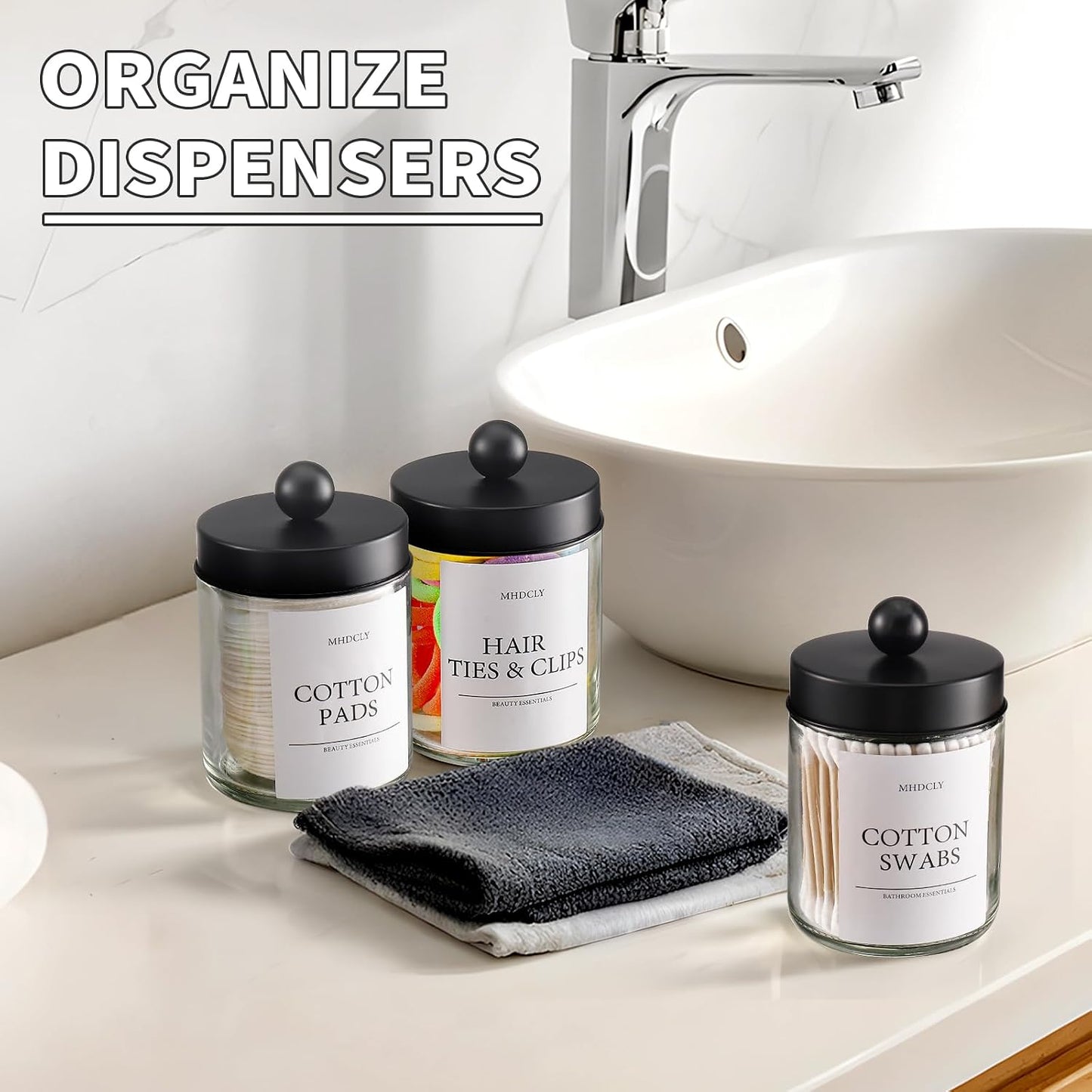 Set 4 organizadores baño decoración hogar