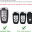 Funda llave coche 5 botones Ford color blanco