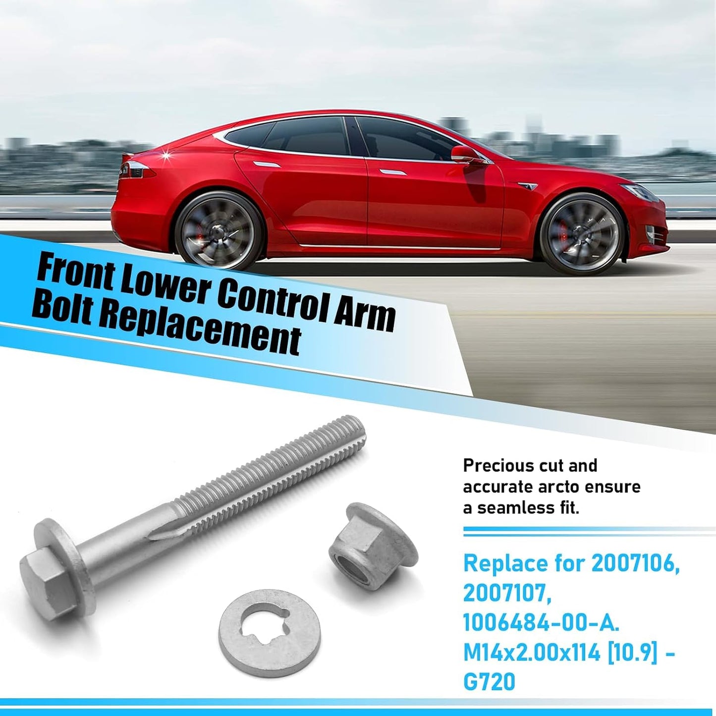 Conjunto pernos suspensión leva Tesla Model S/X