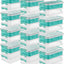Pack 12 cajas plástico 3 capas transparente/azul