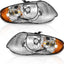 Faros delanteros Chrysler Town & Country 05-07 con bombillas