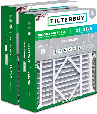2 Filtro aire MERV 8 plisado electrostático Rheem Ruud