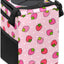 Basurero coche rosa plegable reutiliz. impermeable