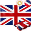 Bandera Union Jack 3x5ft tela Oxford 210D resistente