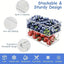Pack 12 Cubos Org. Refri 3 Tamaños Apilables Transparentes