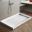 Base ducha lineal derecho 60x32pulg acero inox