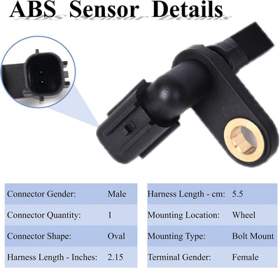 Sensor ABS rueda delantero trasero Toyota Tundra 07-17