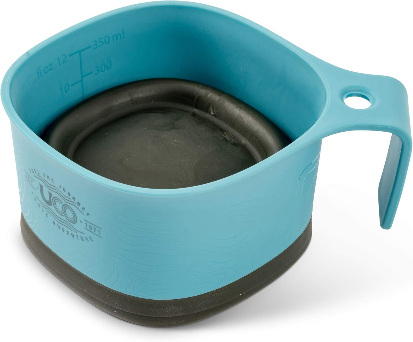 Taza plegable camping mochileros senderismo 12oz