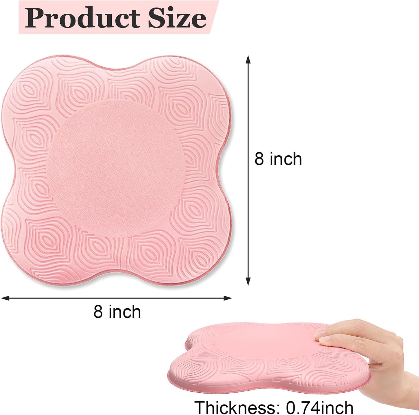 6 Pzas Rodilleras Yoga Espuma Gruesa para Mujer y Hombre