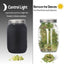 Kit 2 Tarros Germinación Boca Ancha Tapas Acero Inox 316