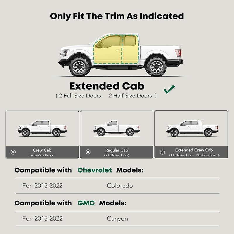 Estribos laterales comp Chevy Colorado GMC Canyon 15-22