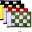 Bandera golf entrenamiento cuadros 8.7x6" set 4