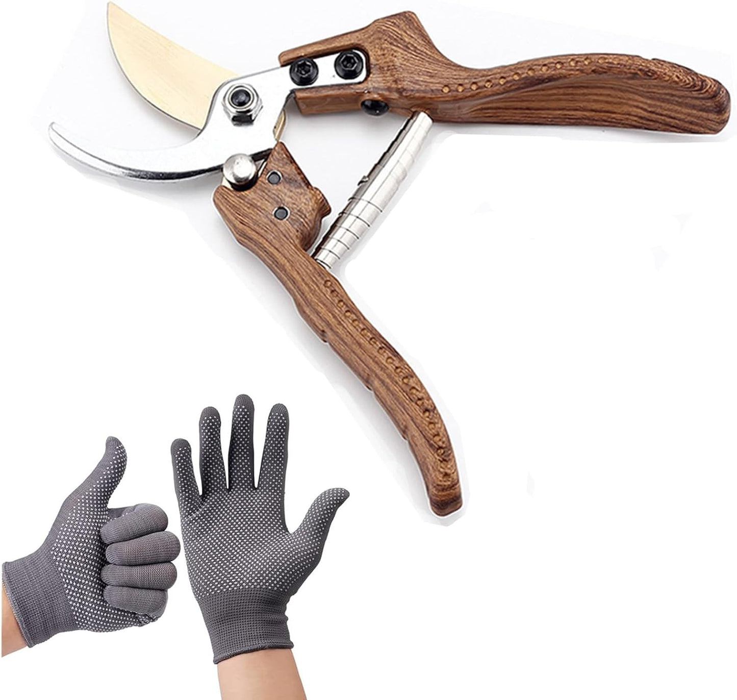 Tijeras podar acero inox 0.98pulg antideslizantes