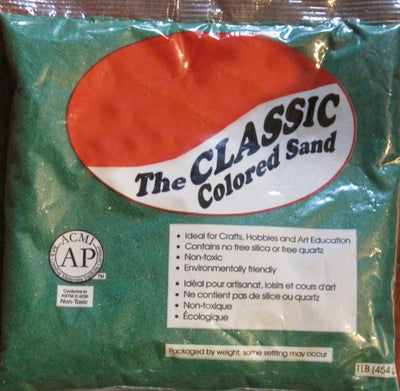 Arena decorativa esmeralda 1lb pack 2